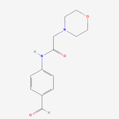 N-(4-formylphenyl)-2-morpholin-4-ylacetamide (CAS: 650628-77-6) - Related Chemical Product