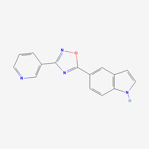 5-(1H-indol-5-yl)-3-pyridin-3-yl-1,2,4-oxadiazole (CAS: 1073461-27-4) - Related Chemical Product