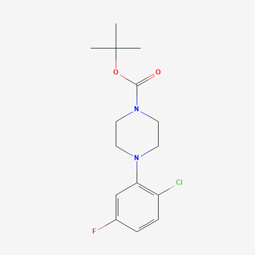 tert-butyl 4-(2-chloro-5-fluorophenyl)piperazine-1-carboxylate (CAS: 1121600-21-2) - Related Chemical Product