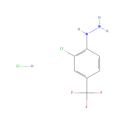 [2-chloro-4-(trifluoromethyl)phenyl]hydrazine;hydrochloride (CAS: 1029649-46-4) - Related Chemical Product