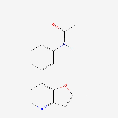N-[3-(2-methylfuro[3,2-b]pyridin-7-yl)phenyl]propanamide (CAS: 1360910-90-2) - Related Chemical Product