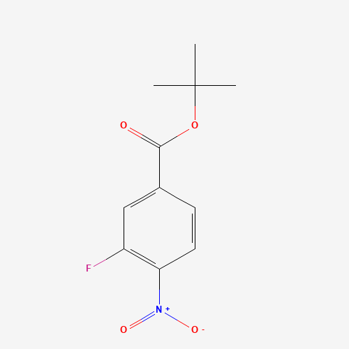 tert-butyl 3-fluoro-4-nitrobenzoate (CAS: 157665-52-6) - Chemical Structure and Molecular Formula 