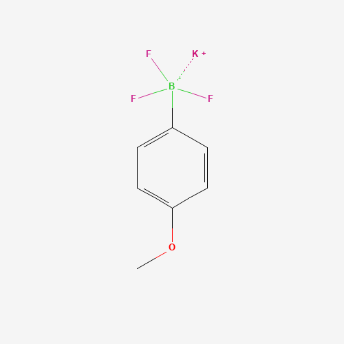 potassium;trifluoro-(4-methoxyphenyl)boranuide (CAS: 192863-36-8) - Related Chemical Product