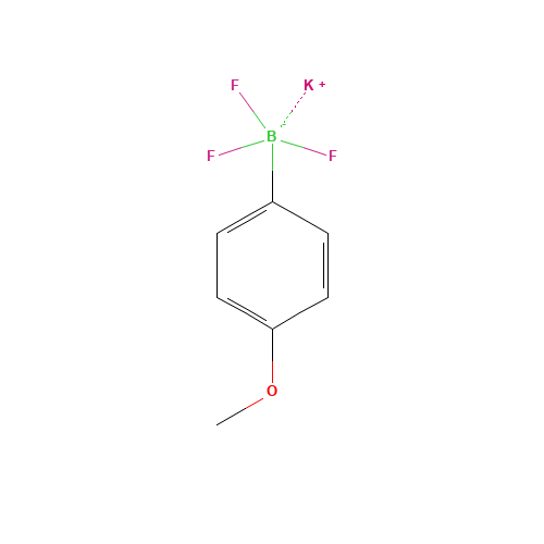 potassium;trifluoro-(4-methoxyphenyl)boranuide (CAS: 192863-36-8) - Related Chemical Product