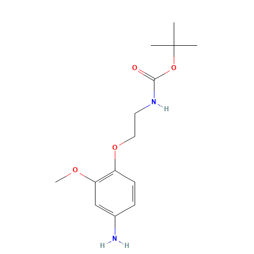 tert-butyl N-[2-(4-amino-2-methoxyphenoxy)ethyl]carbamate (CAS: 515141-26-1) - Related Chemical Product