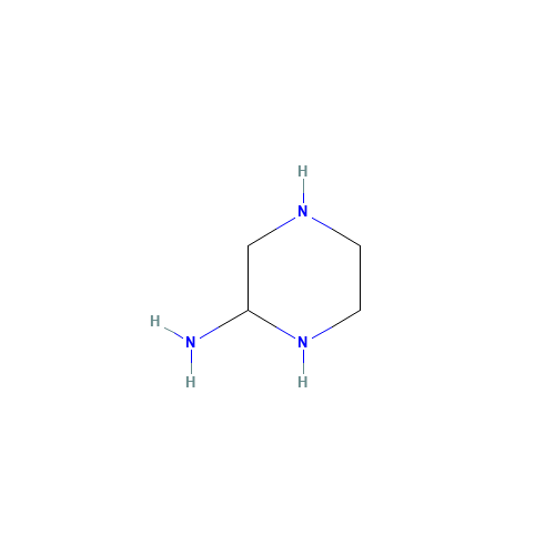piperazin-2-amine (CAS: 471925-18-5) - Chemical Structure and Molecular Formula 