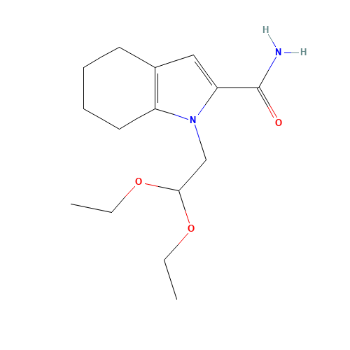 1-(2,2-diethoxyethyl)-4,5,6,7-tetrahydroindole-2-carboxamide (CAS: 1433990-31-8) - Related Chemical Product
