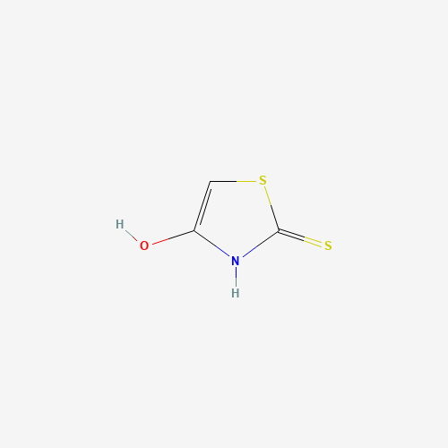 4-hydroxy-3H-1,3-thiazole-2-thione (CAS: 160749-16-6) - Chemical Structure and Molecular Formula 