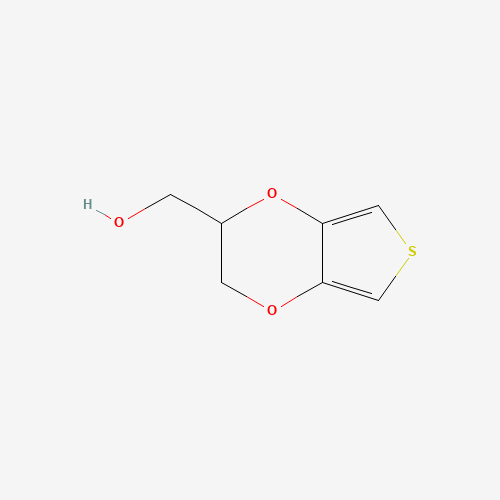 2,3-dihydrothieno[3,4-b][1,4]dioxin-3-ylmethanol (CAS: 146796-02-3) - Chemical Structure and Molecular Formula 