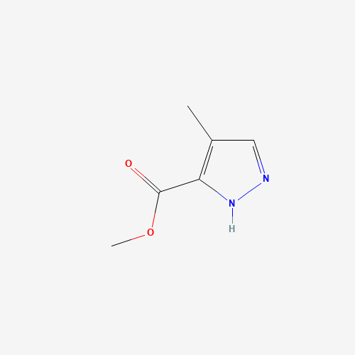 methyl 4-methyl-1H-pyrazole-5-carboxylate (CAS: 68809-58-5) - Chemical Structure and Molecular Formula 