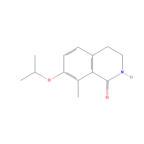 8-methyl-7-propan-2-yloxy-3,4-dihydro-2H-isoquinolin-1-one (CAS: 1616289-81-6) - Related Chemical Product