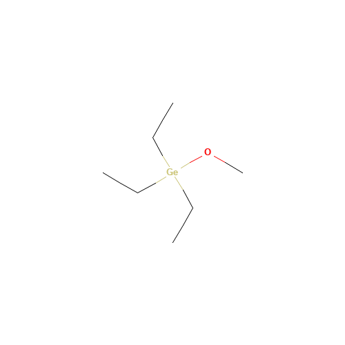 triethyl(methoxy)germane (CAS: 13414-89-6) - Chemical Structure and Molecular Formula 