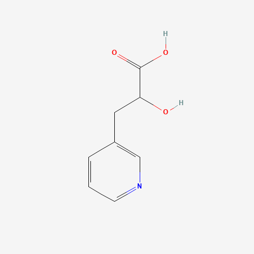 2-hydroxy-3-pyridin-3-ylpropanoic acid (CAS: 889957-22-6) - Chemical Structure and Molecular Formula 