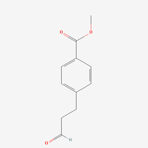 methyl 4-(3-oxopropyl)benzoate (CAS: 113100-81-5) - Chemical Structure and Molecular Formula 