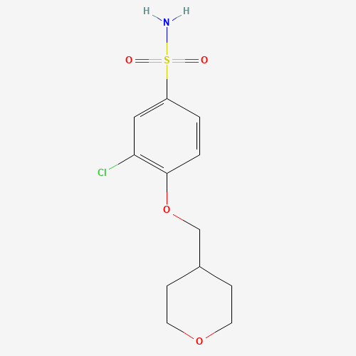 3-chloro-4-(oxan-4-ylmethoxy)benzenesulfonamide (CAS: 1256545-69-3) - Related Chemical Product