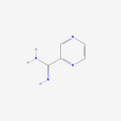 pyrazine-2-carboximidamide (CAS: 200928-43-4) - Chemical Structure and Molecular Formula 