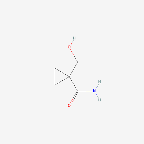1-(hydroxymethyl)cyclopropane-1-carboxamide (CAS: 1123169-27-6) - Chemical Structure and Molecular Formula 