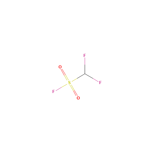 difluoromethanesulfonyl fluoride (CAS: 1554-47-8) - Chemical Structure and Molecular Formula 