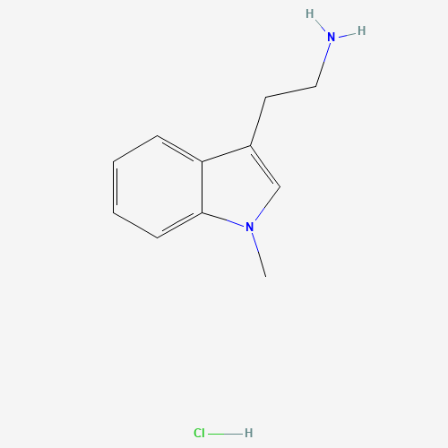 2-(1-methylindol-3-yl)ethanamine;hydrochloride (CAS: 2826-96-2) - Chemical Structure and Molecular Formula 