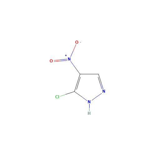 5-chloro-4-nitro-1H-pyrazole (CAS: 35852-75-6) - Chemical Structure and Molecular Formula 
