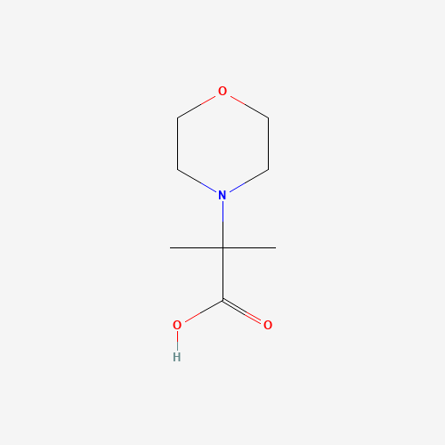 2-methyl-2-morpholin-4-ylpropanoic acid (CAS: 87439-10-9) - Chemical Structure and Molecular Formula 