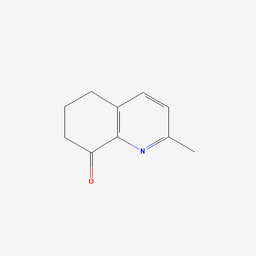 2-methyl-6,7-dihydro-5H-quinolin-8-one (CAS: 849643-01-2) - Chemical Structure and Molecular Formula 