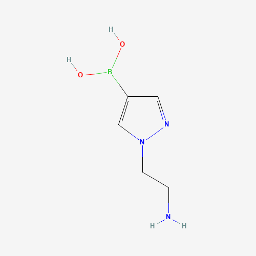 [1-(2-aminoethyl)pyrazol-4-yl]boronic acid (CAS: 1141889-24-8) - Related Chemical Product