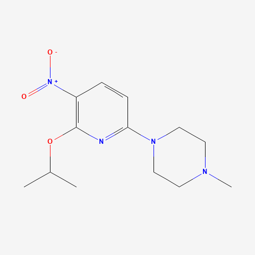 1-methyl-4-(5-nitro-6-propan-2-yloxypyridin-2-yl)piperazine (CAS: 1462950-98-6) - Related Chemical Product