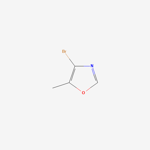 4-bromo-5-methyl-1,3-oxazole (CAS: 1240601-01-7) - Chemical Structure and Molecular Formula 