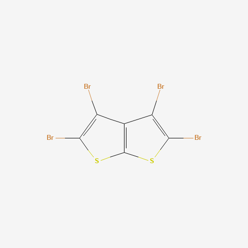 2,3,4,5-tetrabromothieno[2,3-b]thiophene (CAS: 53255-86-0) - Chemical Structure and Molecular Formula 