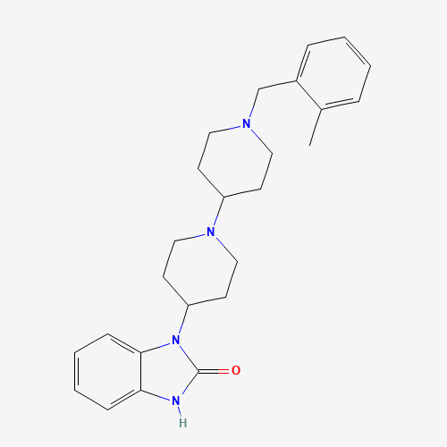 3-[1-[1-[(2-methylphenyl)methyl]piperidin-4-yl]piperidin-4-yl]-1H-benzimidazol-2-one (CAS: 634616-95-8) - Related Chemical Product