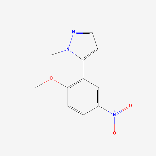5-(2-methoxy-5-nitrophenyl)-1-methylpyrazole (CAS: 720702-43-2) - Related Chemical Product