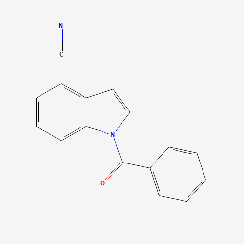 1-benzoylindole-4-carbonitrile (CAS: 503829-97-8) - Chemical Structure and Molecular Formula 
