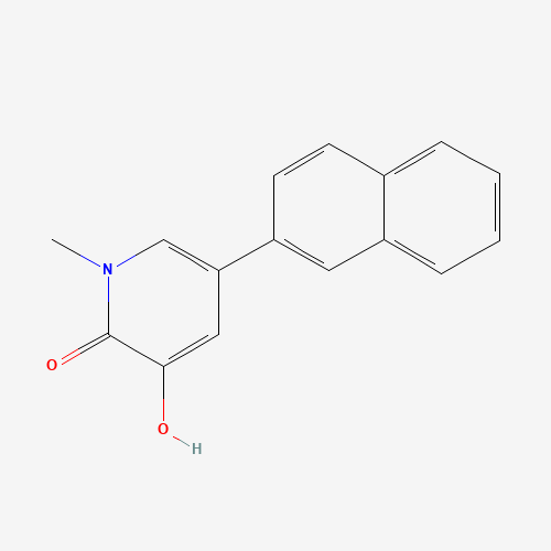 3-hydroxy-1-methyl-5-naphthalen-2-ylpyridin-2-one (CAS: 1333145-95-1) - Related Chemical Product