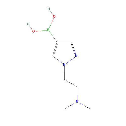 [1-[2-(dimethylamino)ethyl]pyrazol-4-yl]boronic acid (CAS: 1086063-73-1) - Related Chemical Product