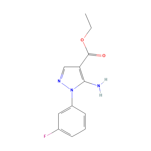 ethyl 5-amino-1-(3-fluorophenyl)pyrazole-4-carboxylate (CAS: 138907-70-7) - Related Chemical Product