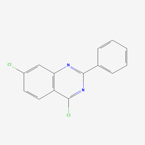 4,7-dichloro-2-phenylquinazoline (CAS: 54665-92-8) - Chemical Structure and Molecular Formula 