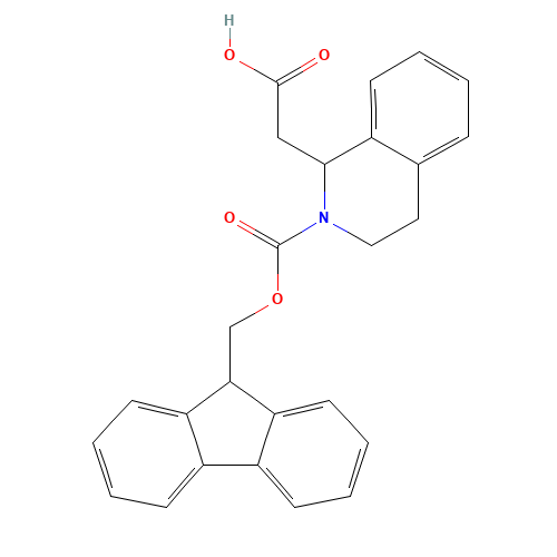 2-[2-(9H-fluoren-9-ylmethoxycarbonyl)-3,4-dihydro-1H-isoquinolin-1-yl]acetic acid (CAS: 540483-55-4) - Related Chemical Product