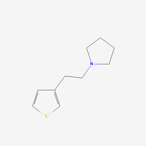 1-(2-thiophen-3-ylethyl)pyrrolidine (CAS: 893442-12-1) - Related Chemical Product