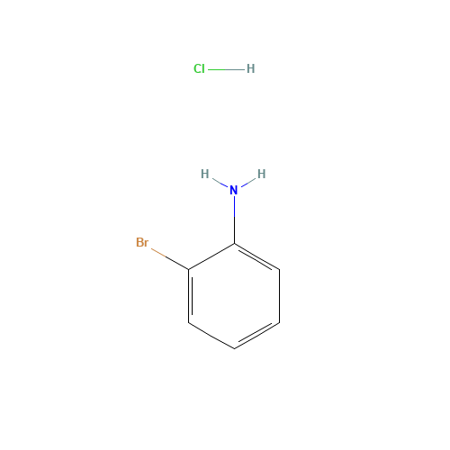 2-bromoaniline;hydrochloride (CAS: 94718-79-3) - Chemical Structure and Molecular Formula 
