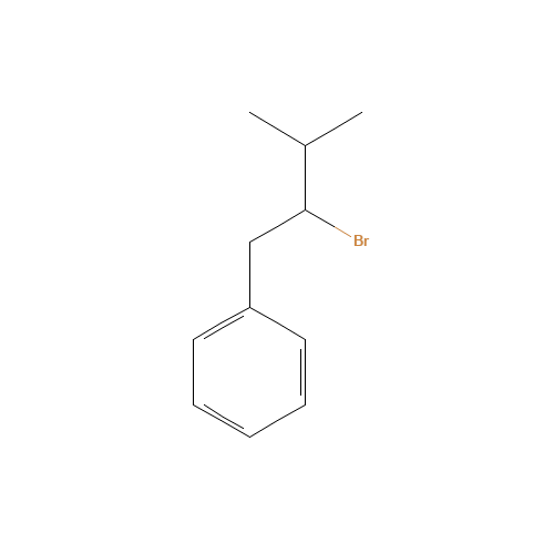 (2-bromo-3-methylbutyl)benzene (CAS: 1028201-96-8) - Chemical Structure and Molecular Formula 