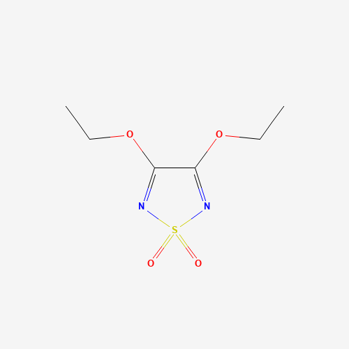 3,4-diethoxy-1,2,5-thiadiazole 1,1-dioxide (CAS: 55904-84-2) - Chemical Structure and Molecular Formula 