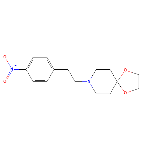 8-[2-(4-nitrophenyl)ethyl]-1,4-dioxa-8-azaspiro[4.5]decane (CAS: 136080-82-5) - Related Chemical Product