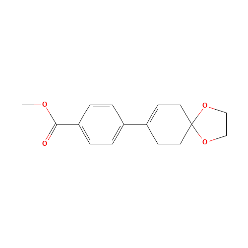 methyl 4-(1,4-dioxaspiro[4.5]dec-7-en-8-yl)benzoate (CAS: 176208-16-5) - Related Chemical Product