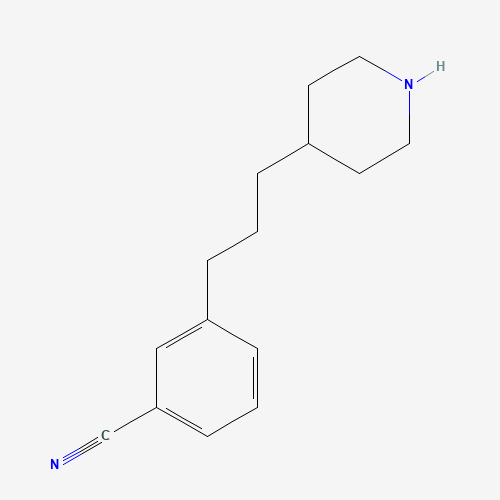 3-(3-piperidin-4-ylpropyl)benzonitrile (CAS: 301186-84-5) - Related Chemical Product