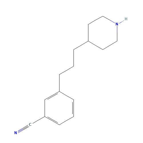 3-(3-piperidin-4-ylpropyl)benzonitrile (CAS: 301186-84-5) - Related Chemical Product