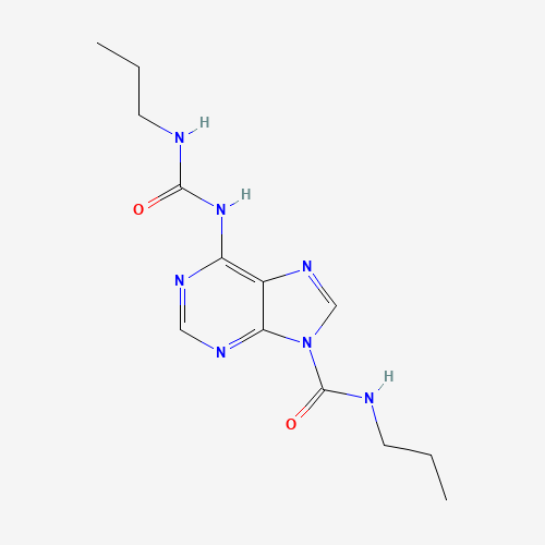 N-propyl-6-(propylcarbamoylamino)purine-9-carboxamide (CAS: 1092352-81-2) - Related Chemical Product