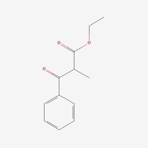 ethyl 2-methyl-3-oxo-3-phenylpropanoate (CAS: 10488-87-6) - Chemical Structure and Molecular Formula 