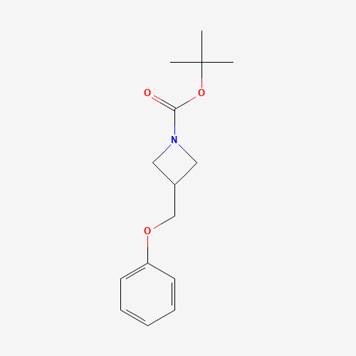 tert-butyl 3-(phenoxymethyl)azetidine-1-carboxylate (CAS: 1332301-15-1) - Chemical Structure and Molecular Formula 