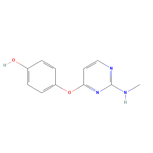 4-[2-(methylamino)pyrimidin-4-yl]oxyphenol (CAS: 769961-04-8) - Related Chemical Product